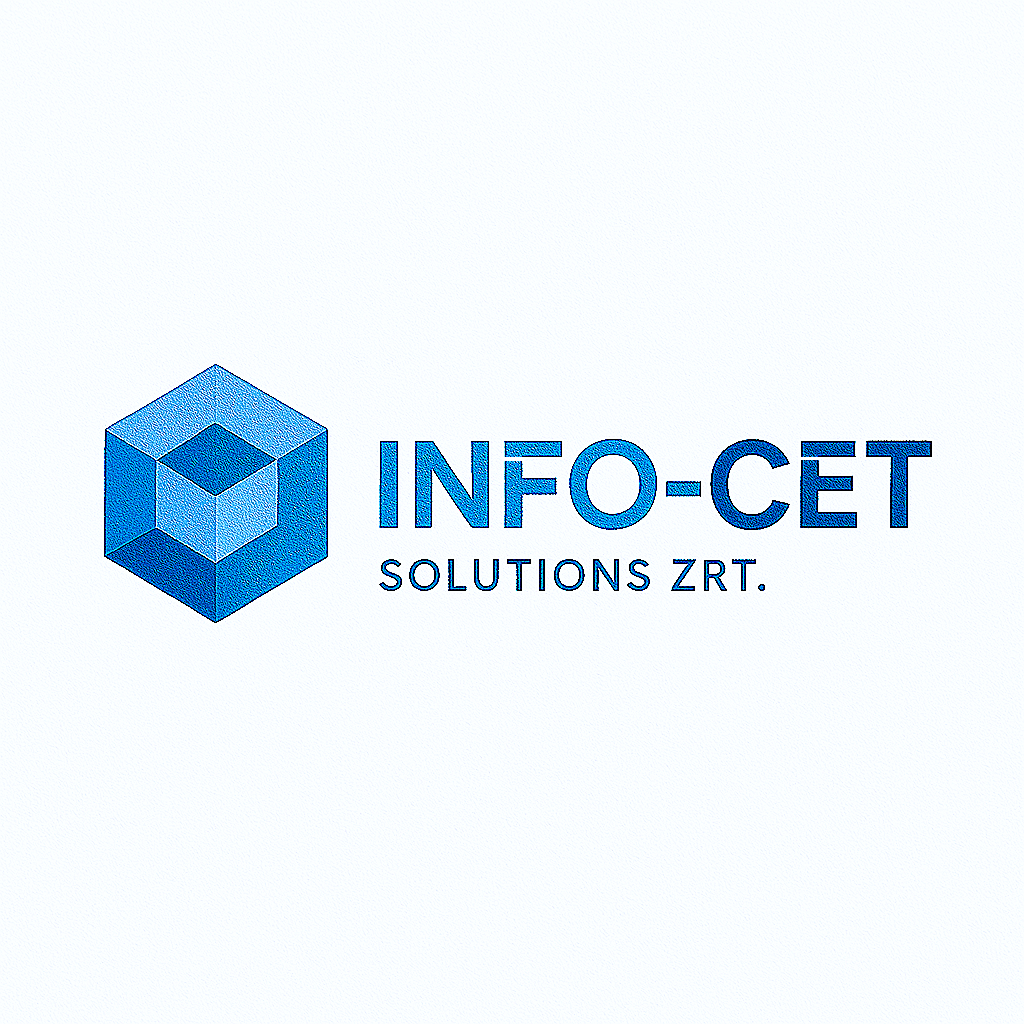 Info‑Cet Solutions Zrt. – végleges logó